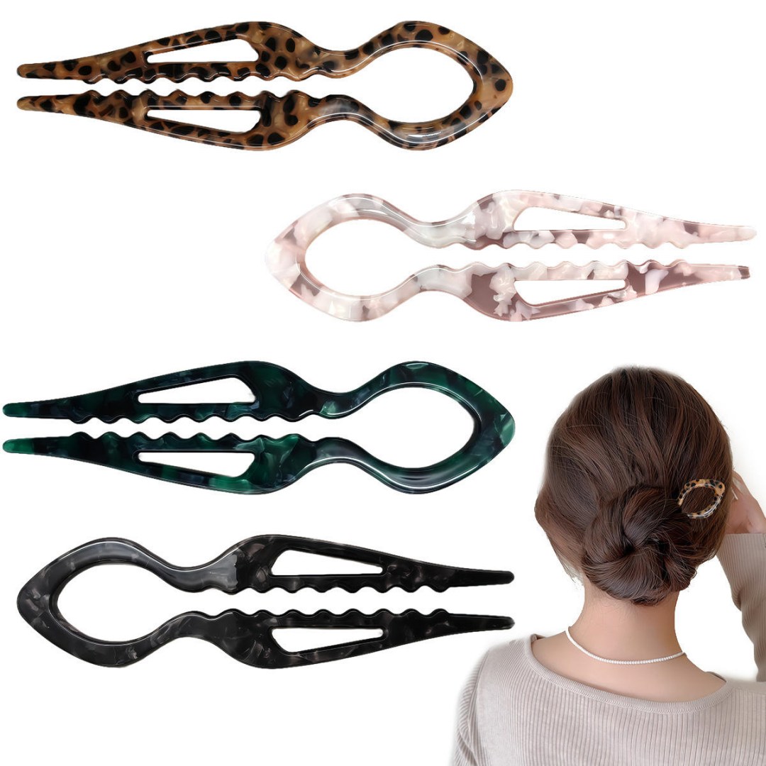 Großhandel Hot Selling Haarspangen U Haarnadel Mode individuelle Logo Haarnadeln Acetat U Form Haarnadeln für Frauen